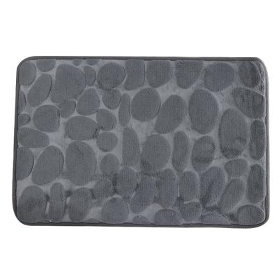 China Durable Quick Dry Floor Mat Non-Skid Water-Resistan and Coral Fleece Bath Mat Non Slip Bathroom Front Entrance Welcome Door Mat for sale