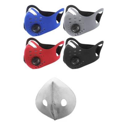 China Active Dust Anti Dust Filter Face Guard Cycling Breath Face Guard Earloop Protection Type for sale