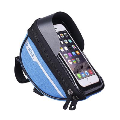 China Front Box Bicycle Phone Bag Bike Phone Bag Bicycle Riding Bag Accessories Front Parts for sale