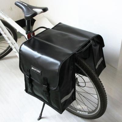 China Waterproof PVC and Polyester MAXFORD Bike Rear Pannier Bag Waterproof Bike Riding Travel Carry Double Recycling Bag for sale