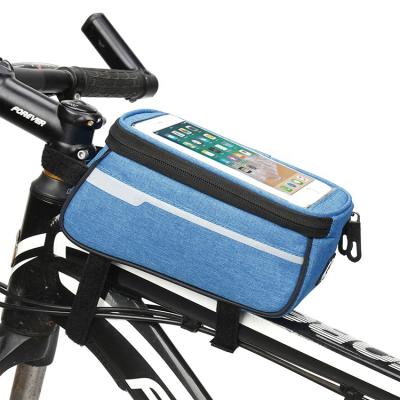 China Polyester With Coating Bicycle Cell Phone Portable Bag Riding Tools Pocket Bike Cycling Main Parts for sale