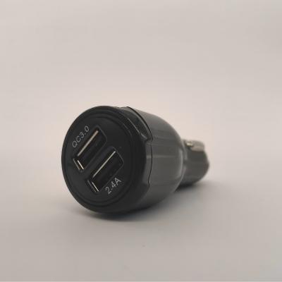 China Mobile Phone QC 3.0 USB 2.4A Smart Fast Charging Car Charger for sale