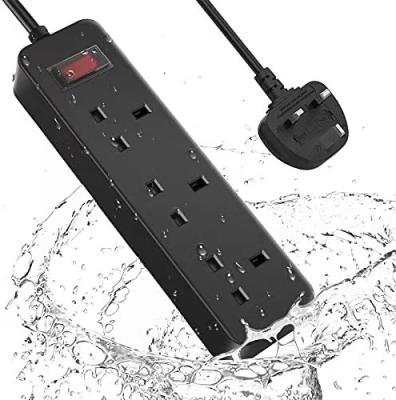 China Waterproof Office Extension Cord Power Strip Surge Protector 3 Outlets Outdoor Indoor Residential/Multi-Purpose for sale