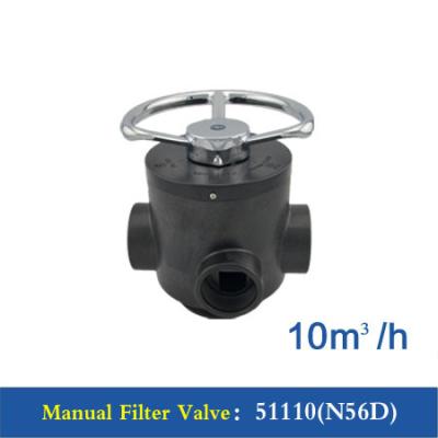 China Metal Handle Water Flow Control Valve Side Mounted Corrosion Resistance for sale