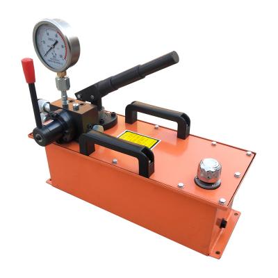 China Construction Portable Double Action High Pressure Manual Hydraulic Oil Pump for sale