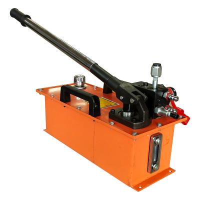 China Construction 2800 Bar Dual Speed ​​Aluminum Portable Hydraulic Hand Piston Pump for sale