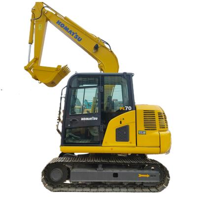 China PC70 Komatsu Used Mini Excavator 6.5 ton Mini Crawler Excavator Agriculture for sale