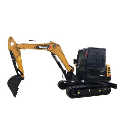 Cina Mini Crawler Hydraulic Excavator Sany usato SY60C pro 6 Ton Backhoe Excavator in vendita