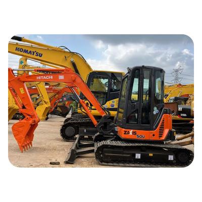 China mini excavadora usada Hitachi ZX50U Precio barato mini excavadora usada de 5 toneladas Hitachi ZX50 para la venta en venta