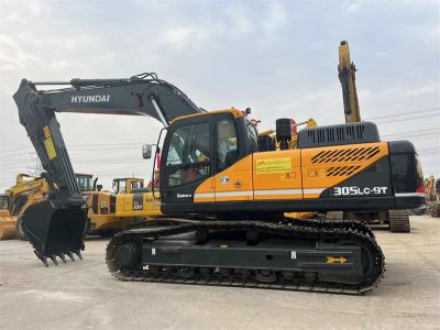 China 305LC-9T Used Hyundai Excavator 30 Ton Korea Used Hyundai Mining Digger for sale