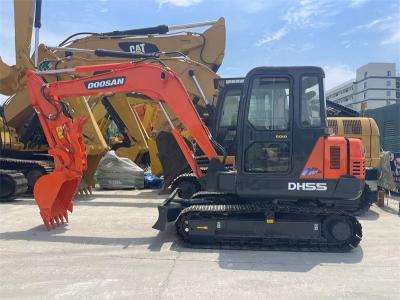 Cina Usato Doosan DH55 Mini Escavatore Usato Doosan Crawler Digger in vendita