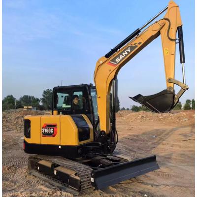 Cina Brand New Sany SY60C Pro Excavator China Top Brand 6 Ton Sany Sy60 Mini Digger in vendita