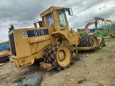 China Used Caterpillar Industrial Garbage Compactor Truck CAT 815B Landfill Compactor for sale