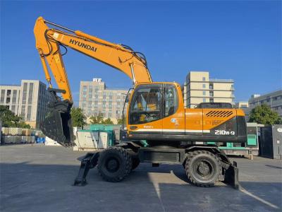 China 20 ton Korea Used Hyundai R210W-9 Wheel Excavator Hyundai 210 Wheel Excavator for sale