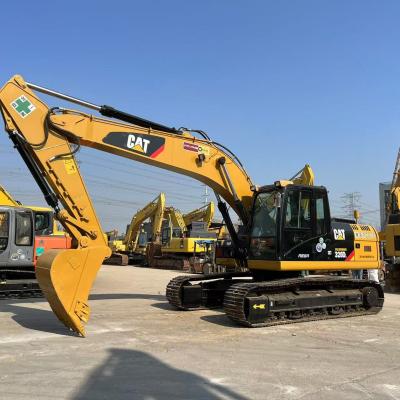 China Excavadora Caterpillar 320DL en buen estado con línea de martillo para minería en venta