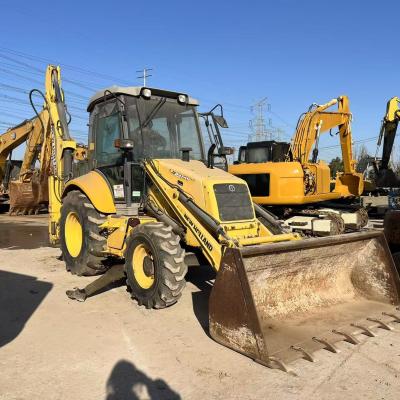 China Original Color New Holland LB85 Backhoe Loader 4 Wheels Drive In Good Condition for sale