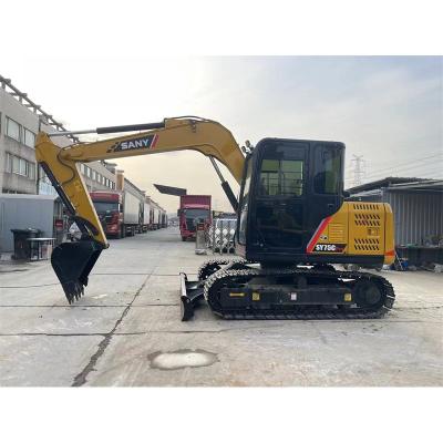 China Chinese Made High Quality SANY SY75C Excavator Small 7 Tons Digger for sale