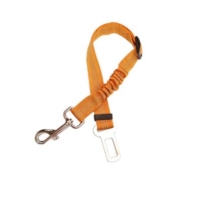 China Pet Reflective Accessories Adjustable Bungee Dog Safety Leads Car Vehicle Seat Belt Pet Seat Belt for sale