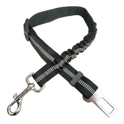 China Adjustable Durable Seat Belt Reflective Car Pet Dog Seat Belt Dog Cats Vehicle Seat Belt for sale