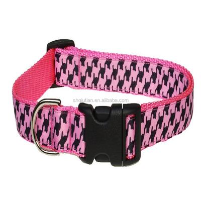 China Durable Wholesale Nylon Dog Collar Dog Collar Polyester Dog Collar for sale