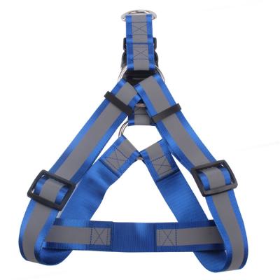 China Personalized Custom Adjustable Custom Harness Reflective Nylon No Pull Dog Harness for sale