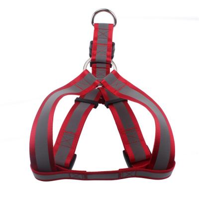 China Custom Custom Adjustable Harness Custom Reflective Nylon No Pull Dog Harness for sale