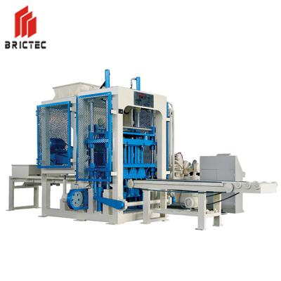 China BRICTEC Factory Brick Paver Equipment Cement Concrete Block Making Machine for sale