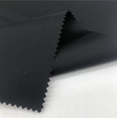 China Full Waterproof High Quality Matte Nylon Taffeta 300T Fabric Black Color for sale