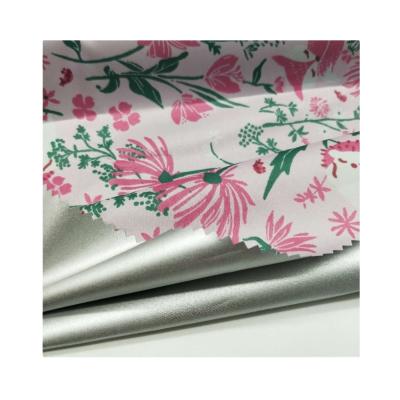 China Waterproof Waterproof Silver Coating 190T Polyester Taffeta Fabric For Umbrella / Cover for sale