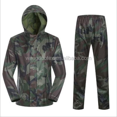 China camouflage raincoat/military raincoat for sale