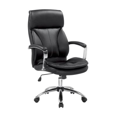 China High Swivel (Height) Office Furniture PU Leather Adjustable Ergonomic Armrests High Back Office Chair for sale