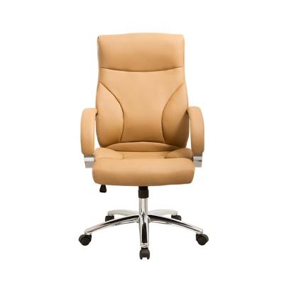 China Adjustable (height) Hot Sale Swivel Cozy Leather Headrest Executive Office Chair Moder Office Chair for sale