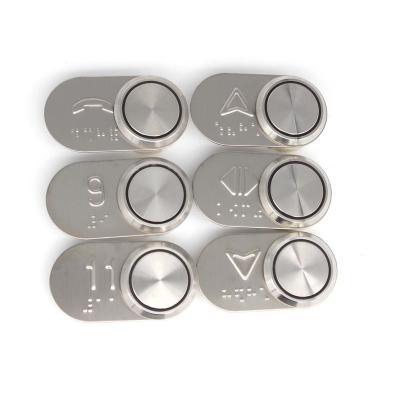 China China factory good quality KD316 elevator buttons lift up spare parts stainless steel round shape push call button KD316 for sale