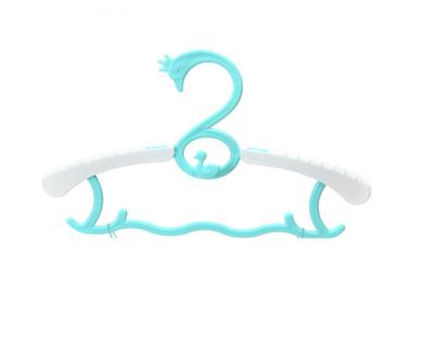 China New Design Modern Cute Cartoon Kids Adjustable Coat Hangers for sale