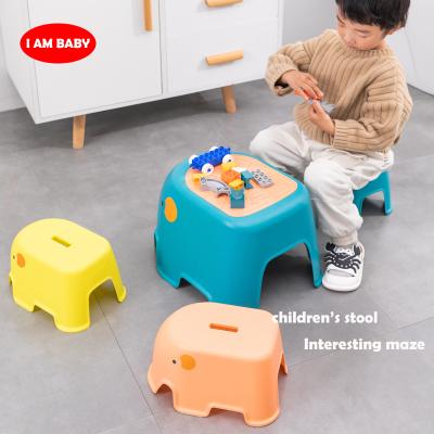 China Safety Comfortable Baby Dining Chair High Quality Portable Step Stool Baby Kitchen Helper Plastic Kids Folding Step Stools For Kids for sale