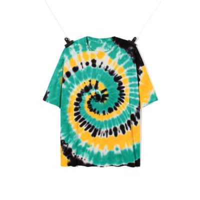 China Wholesale Anti Pilling Streetwear Tye Dye Oversized T Shirts For Men Fashion 100%cotton T-shirt Tee Custom for sale