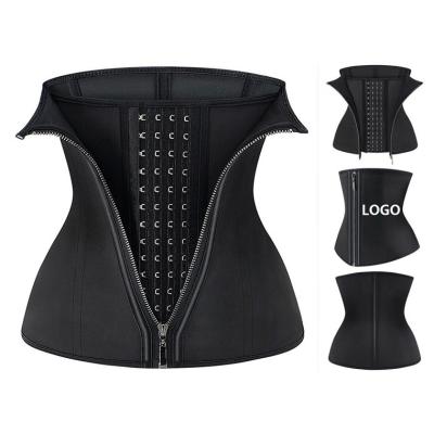 China Antibacterial Premium Plus Size Wholesale Grade Trainer Latex Waist Trainer Slim Corset Hooks Extender Corsets Waist Cincher For Women for sale