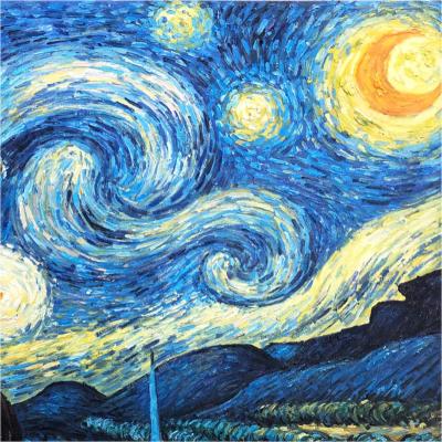 China Custom Famous Modern Home Hangings Abstract Oil Painting Eco-friendly Van Gogh Oil Painting Reproduction Recyclable Materials For Paintings for sale