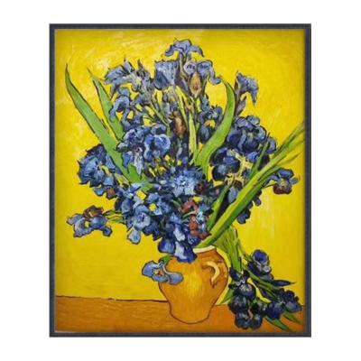 China Eco-Friendly Famous Artist Van Gogh Painting Recyclable Materials Handmade Oil Painting Starry Sky Iris Flower Landscape Canvas Painting Poster Wall Decor for sale