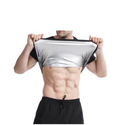 China New QUICK DRY Factory Design Gym Workout Wear Sweat Sauna Waist Slimming Trainer Shorts Plus Size Body Shaper Sweatshirt Cloth Men Waist for sale