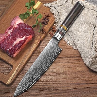 China 8 Inch Professional Disposable VG-10 67 Layers Damascus Chef Knife for sale