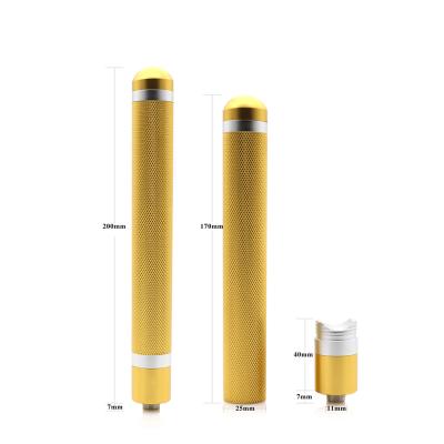 China Widely Applied Carbon Fiber Travel Cigar Tube Holder Pocket Mini Cigar Humidor Tube For Cohiba Portable Cigar Case for sale