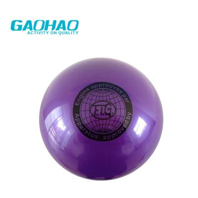 China Environmentally Friendly Rhythmic Gymnastics Ball Dancing GAOHAO 16cm Gather FIG Standard Rhythmic Gymnastics Equipment. for sale