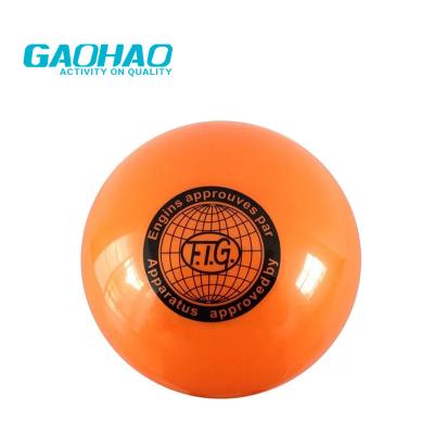 China GAOHAO 9cm Dance Rhythmic Gymnastics Gymnastic Ball, Available Bead Effect Surface Gym Ball Sample FIG Rhythmic Gymnastics Equipment. for sale