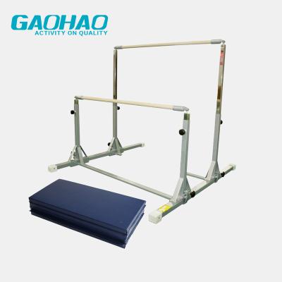 China Fits for advanced practice gymnastic uneven bar for kids, adjustable, quality and stable base, gift choice, gym and home use. Little Gym Shop Cooperation for sale