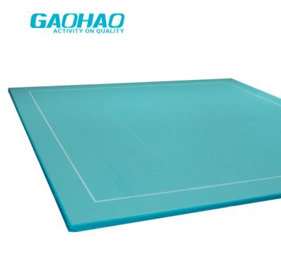 China GAOHAO gymnastics gymnasium floor artistic FIG approved tumble spring floor 14x14 m customization size for sale