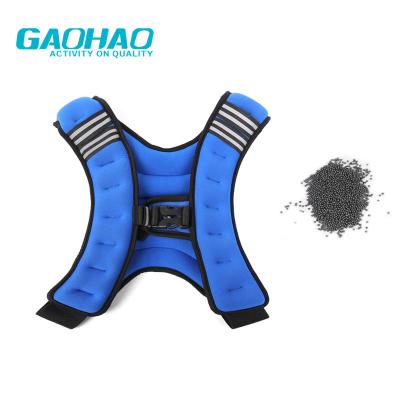 China GAOHAO Eco-Friendly Weighted Vest Exercise Equipment Body Weight Vest For Strength Training Fitness Walking Running Workout for sale