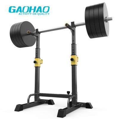 China Gaohao Modern Sport Pull Up Barbell Station Rack Exercise Power Tower Barbell Dumbbell Rack, Weightlifting Squat Rack for sale