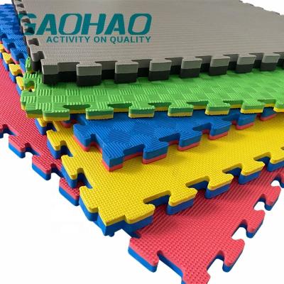 China Taekwondo Gaohao Sports EVA Foam Tatami Mat Taekwondo Judo Karate Exercise Puzzle Mat for sale