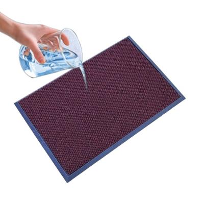 China Anti Slip Covers Washable Antibacteria Footwear Sanitizing Disinfection Mats Washable Custom Rubber Door Mat Entrance Entry for sale